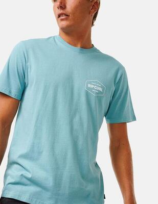 Camiseta para Hombre Rip curl Stapler Azul