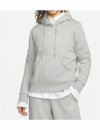 Sweat à capuche pour femme Nike Sportswear phoenix en polaire Gris