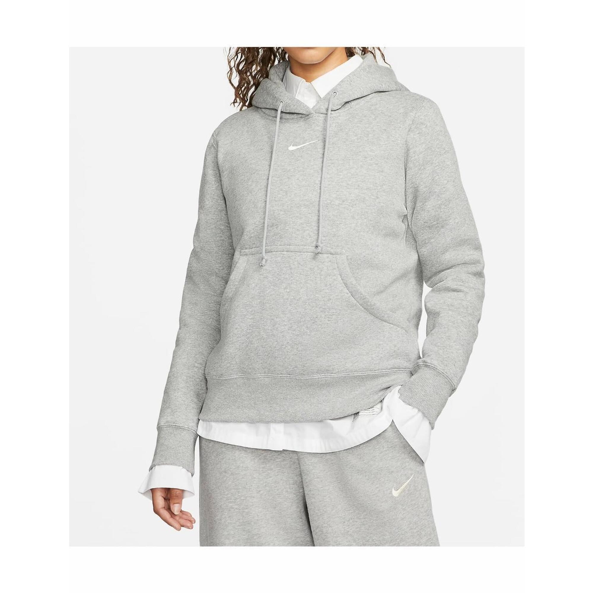 Bluza z kapturem damska Nike Phoenix Fleece szara
