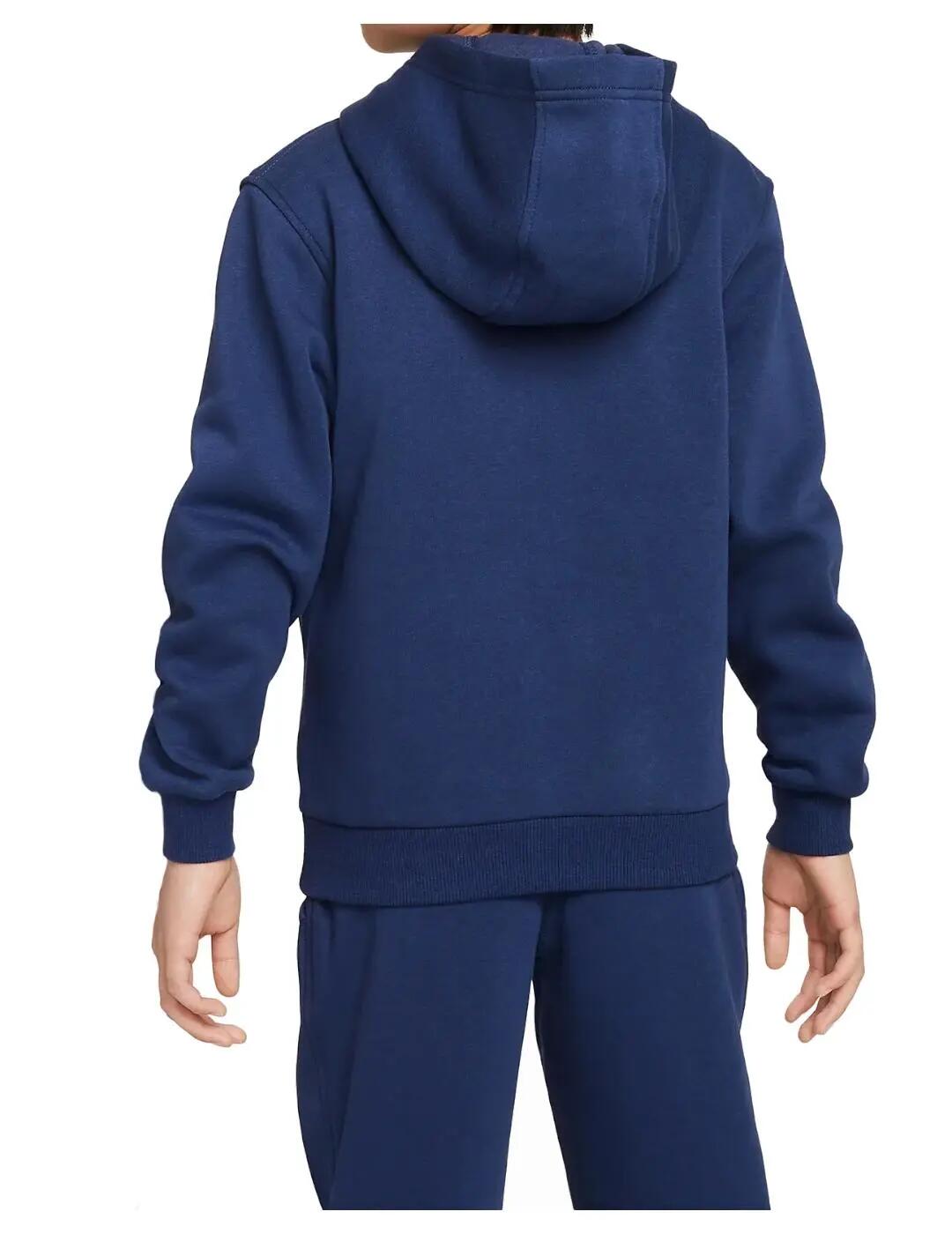 Sudaderas jerseys polares para Niño Nike Sportswear club fleece  Marino 2/2