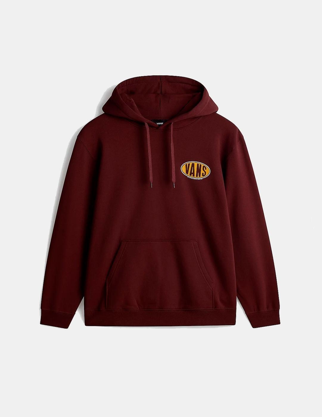 Sudaderas jerseys polares para Hombre Vans  spray on loose Marrón 7/7