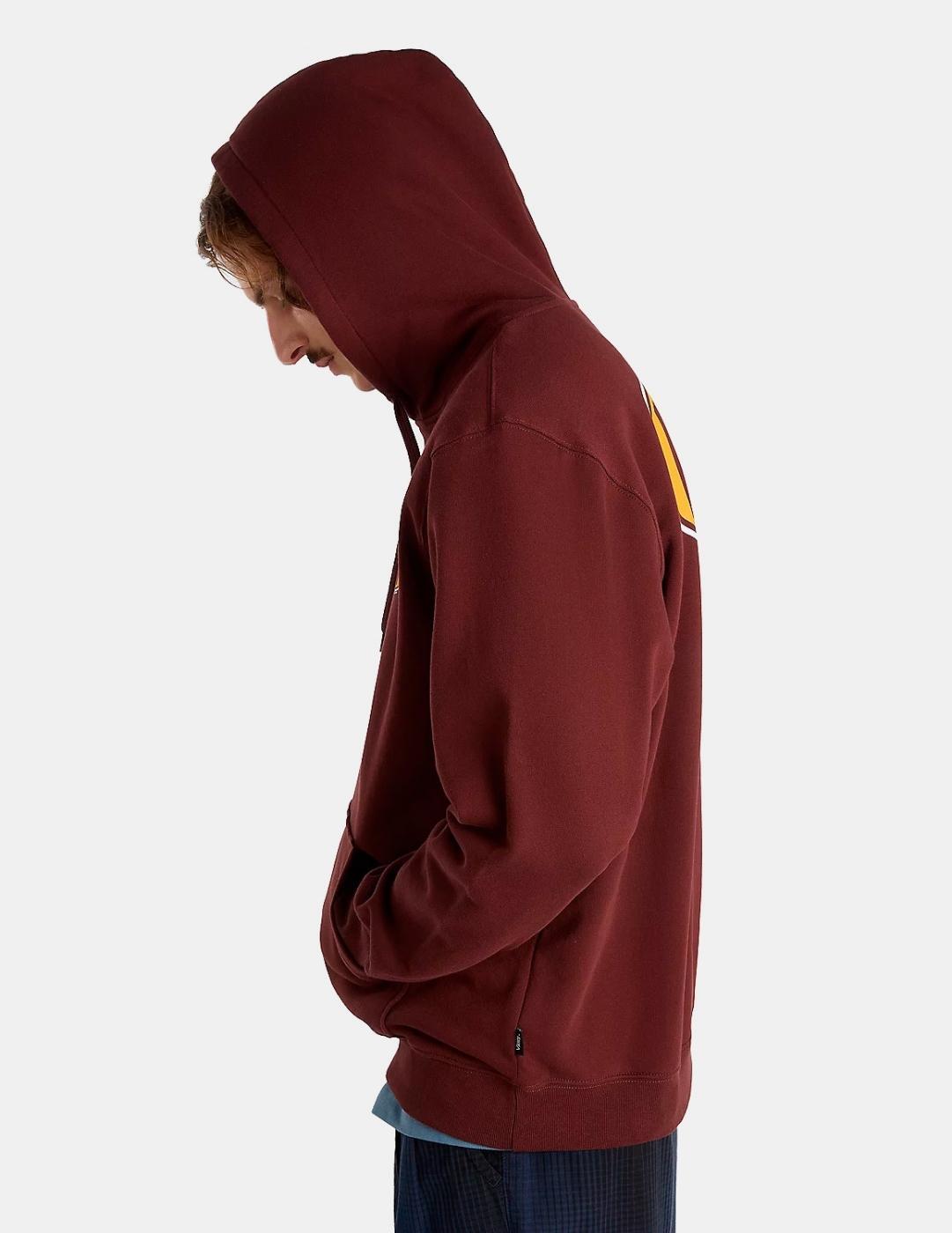 Sudaderas jerseys polares para Hombre Vans  spray on loose Marrón 3/7