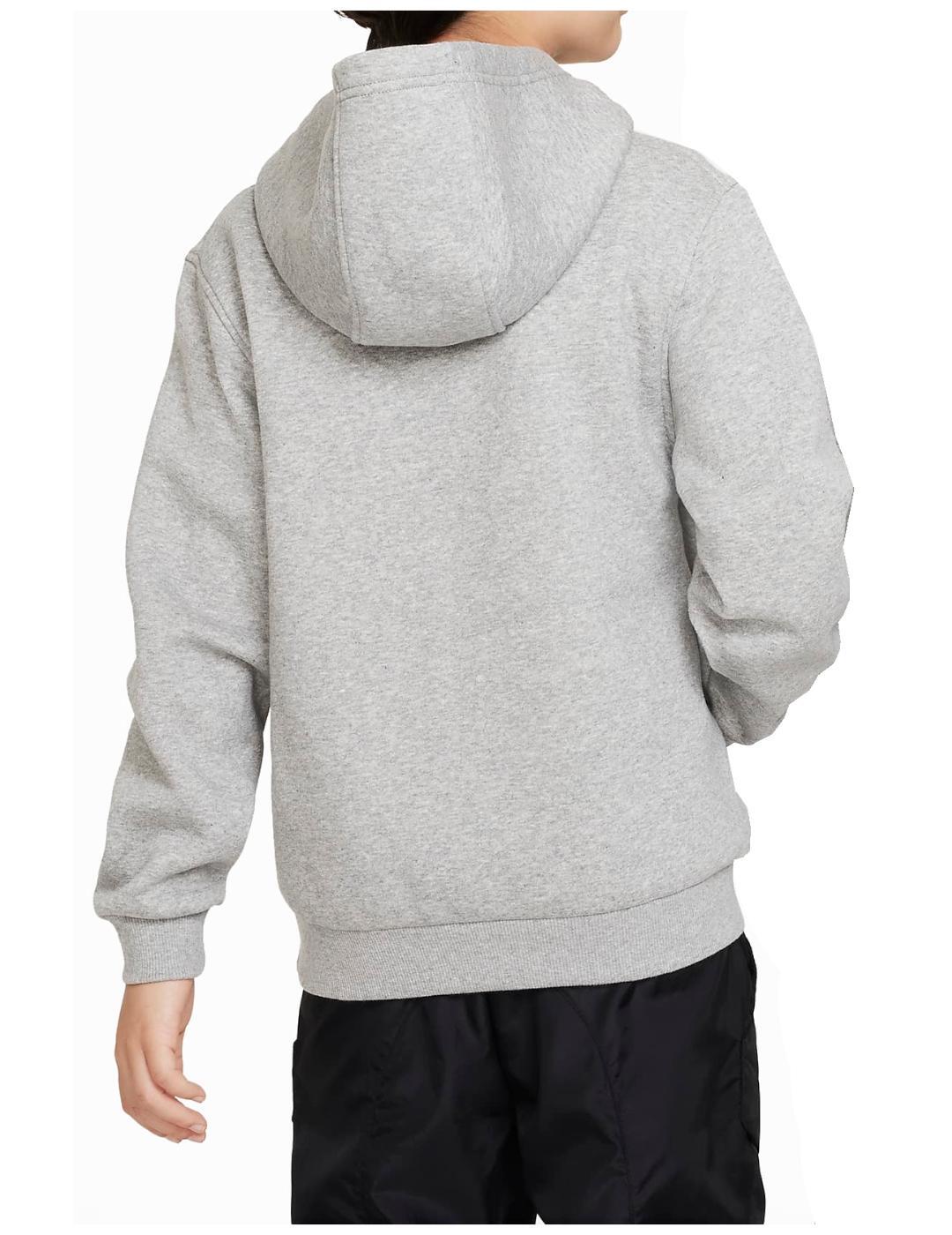 Sudaderas jerseys polares para Niño Nike Sportswear club fleece  Gris 2/2