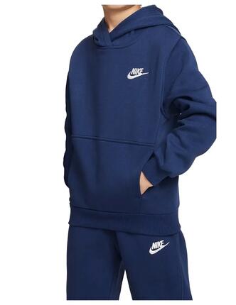 Sudaderas jerseys polares para Niño Nike Sportswear club fleece Marino
