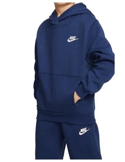 Sudaderas jerseys polares para Niño Nike Sportswear club fleece Marino