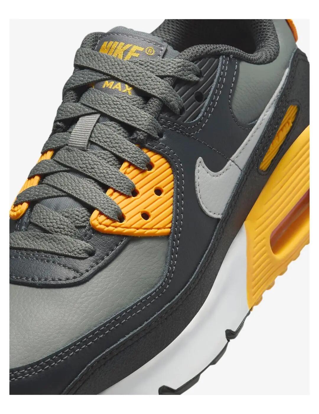 Zapatillas para Niño Nike moda  air max 90 lea  Negro 6/7