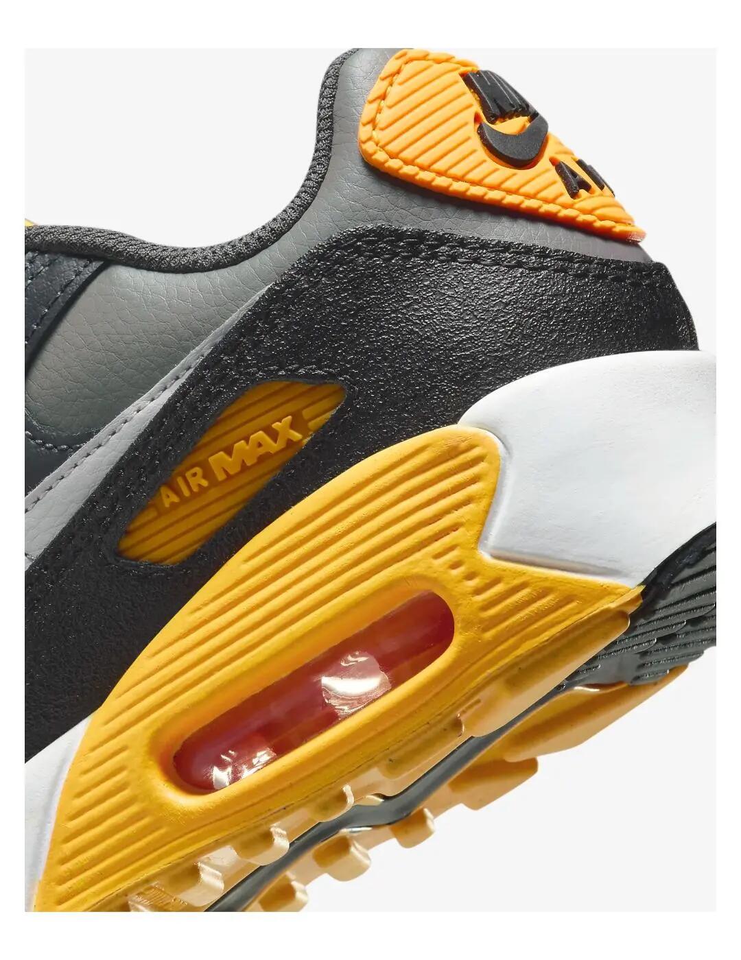 Zapatillas para Niño Nike moda  air max 90 lea  Negro 7/7