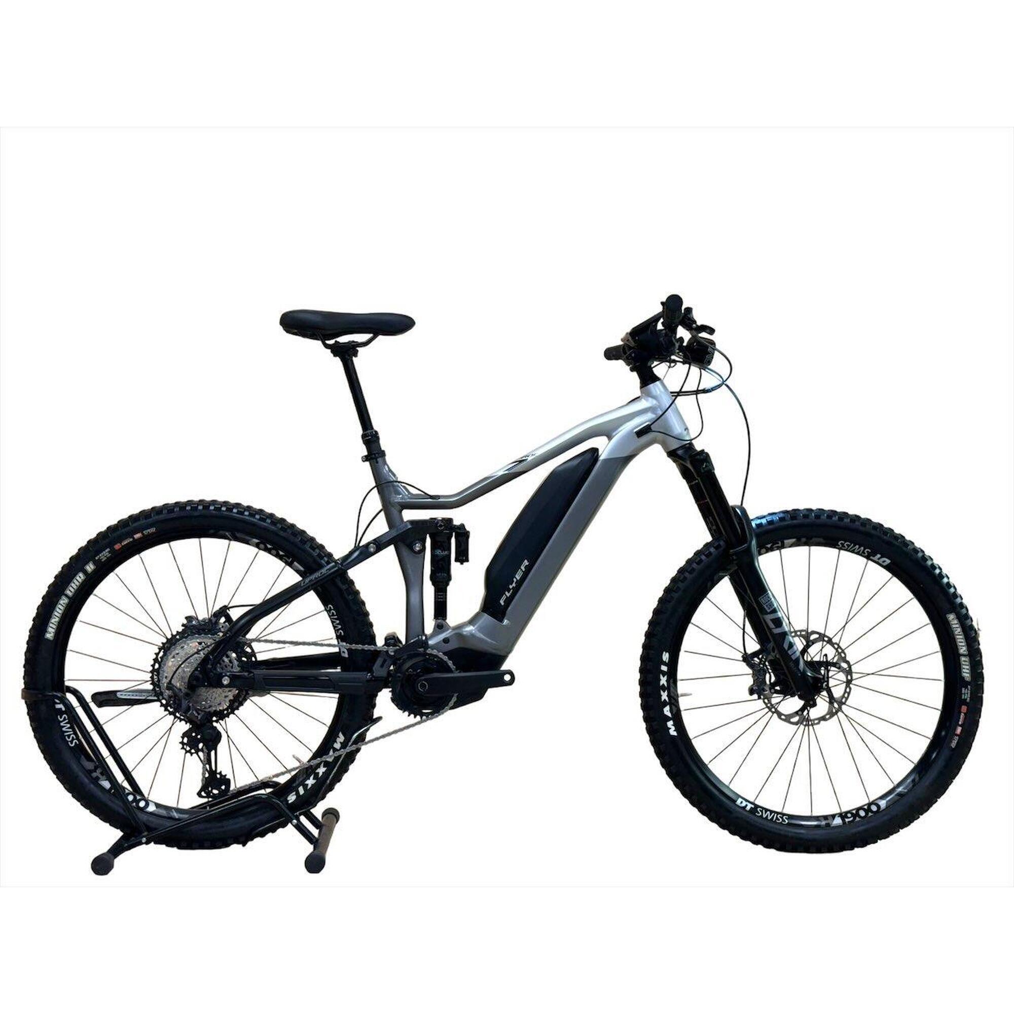 Flyer - Reconditionné - Vtt Électrique Flyer Uproc 7 8.70 Xt - Comme Neuf - Vélo Tout Terrain - Gris - L - 175-184cm - Decathlon