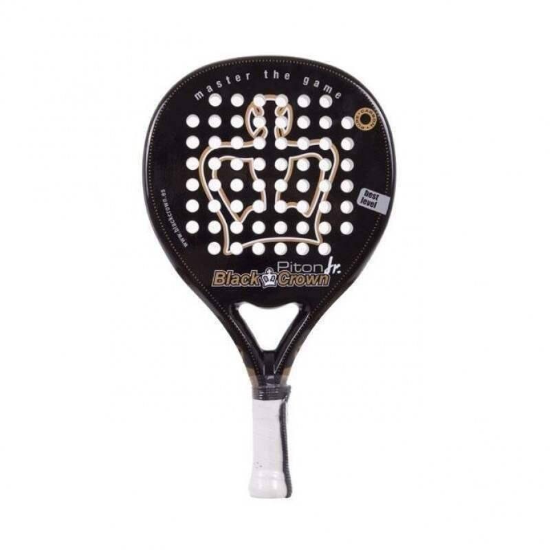 Raquete de padel Piton Jr Black Crown 3/5