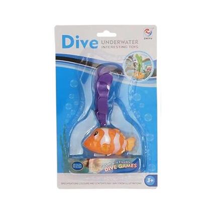 SOFTEE Gummiwasserspielzeug Fisch 5x25x6 cm