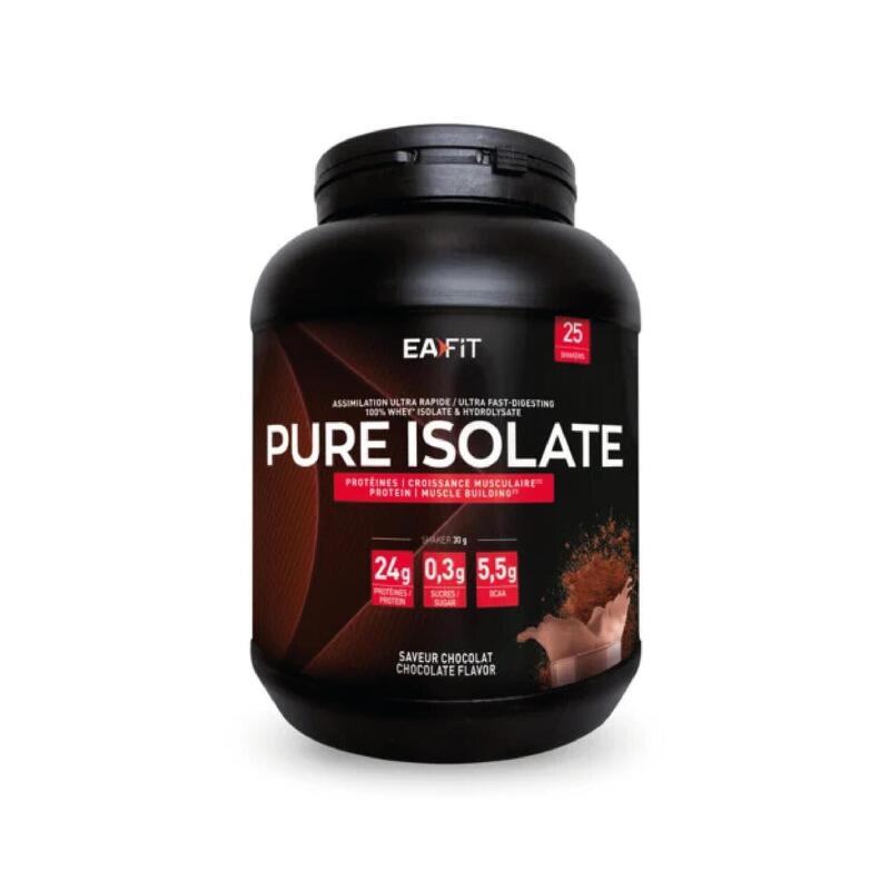 Pure Whey Isolate Chocolate EaFit Exclusivo Online      49,90€  Preço por quantidade 66,54€kg EAFIT Pure Whey Isolate Chocolate EaFitVendido e expedido por: Univers Crampons    