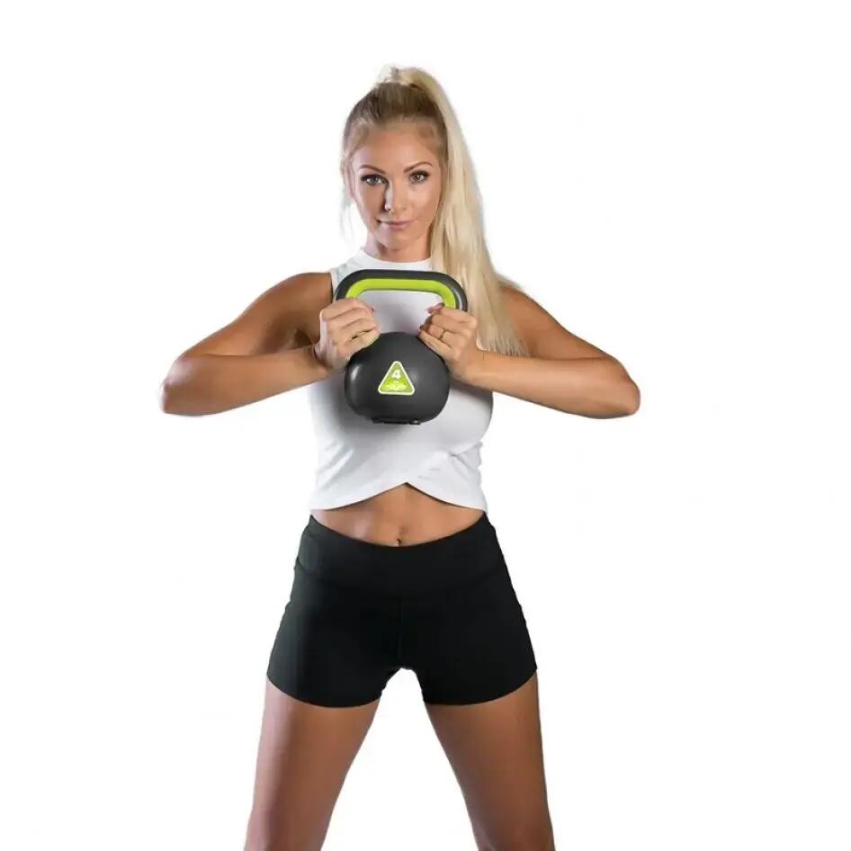 Gantere Kettlebell, 2 kg, Vinil 3/3
