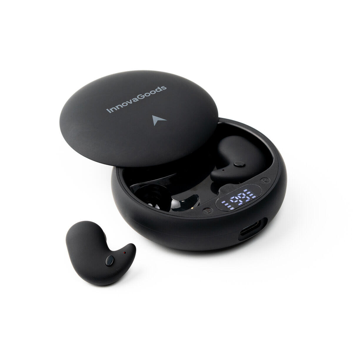 INNOVAGOODS Onzichtbare mini-oortelefoontjes om mee te slapen InnovaGoods Zwart