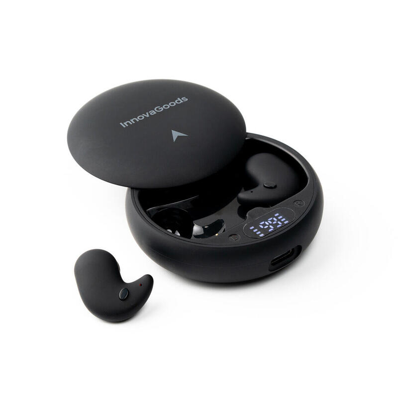 Mini Auriculares Invisibles para Dormir InnovaGoods Negro