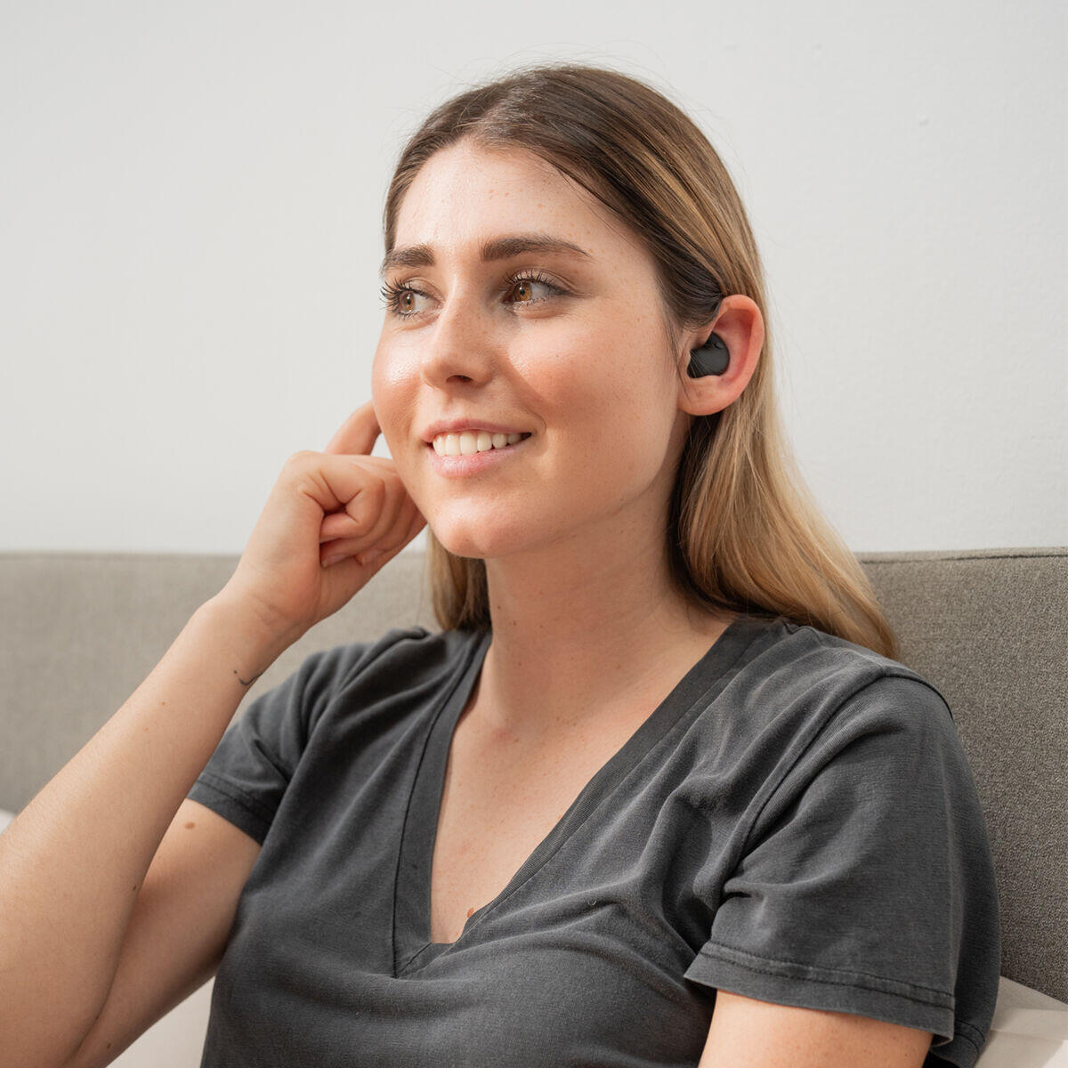 Mini Auriculares Invisíveis para Dormir InnovaGoods Preto 4/5