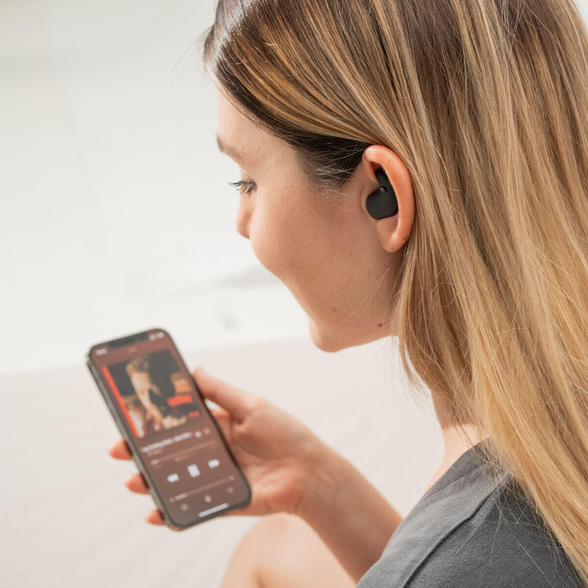 Mini Auriculares Invisíveis para Dormir InnovaGoods Preto 5/5