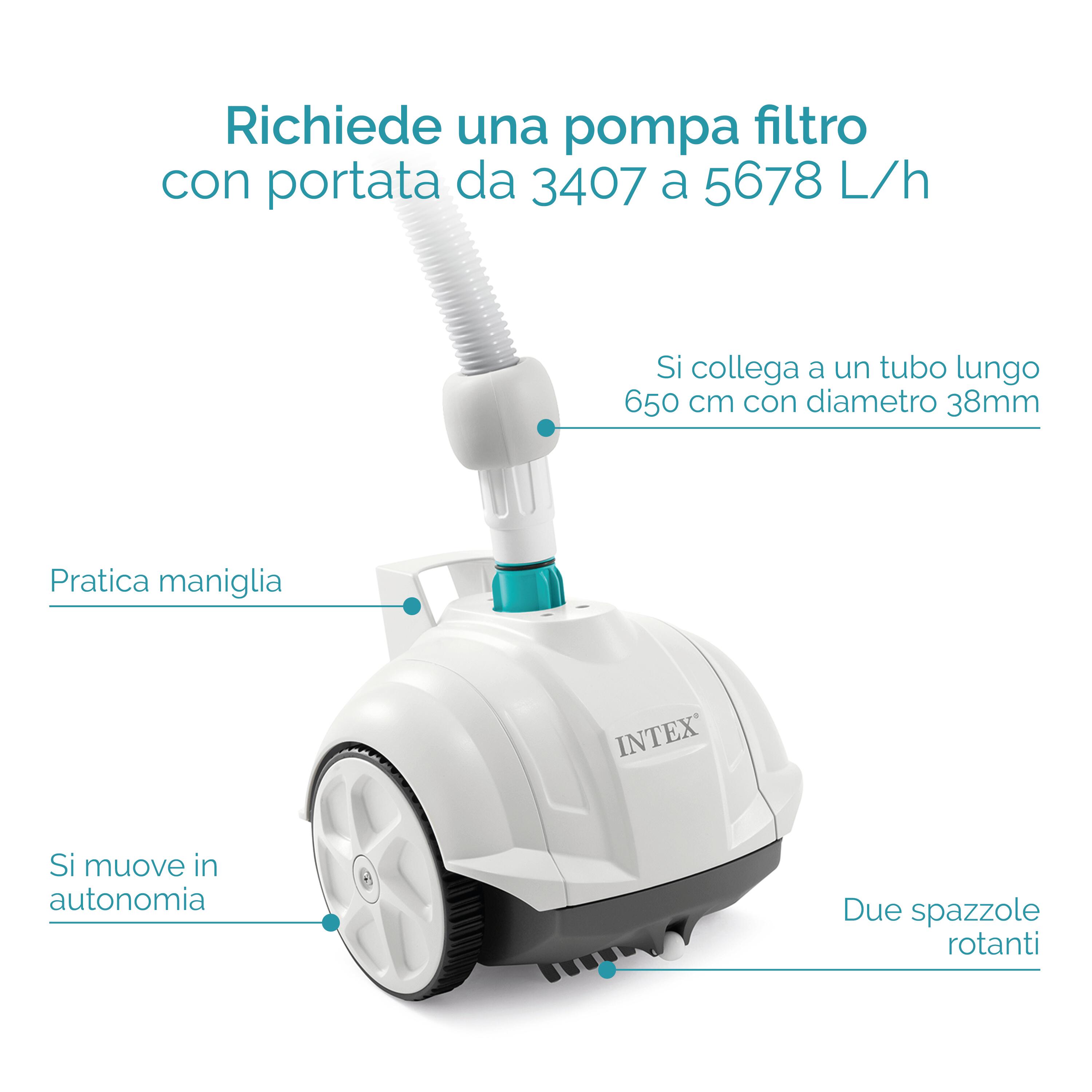 Intex 28007EX - Pulitore Automatico Piscine ZX50, Pompe Filtro da 3400-5600 L/h 4/7