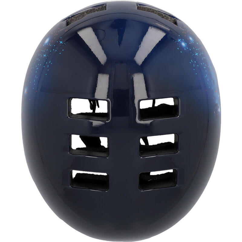 Kask rowerowy dziecięcy Fischer BMX Kinder Plus Universe S/M z oświetleniem