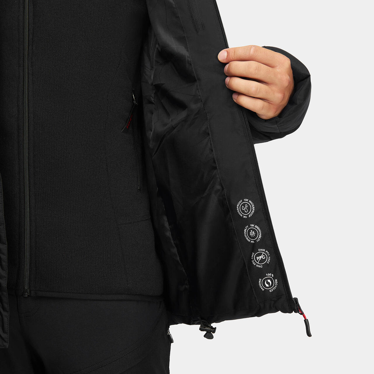 Veste de trek montagne Alpinus Furggen - Homme 5/7