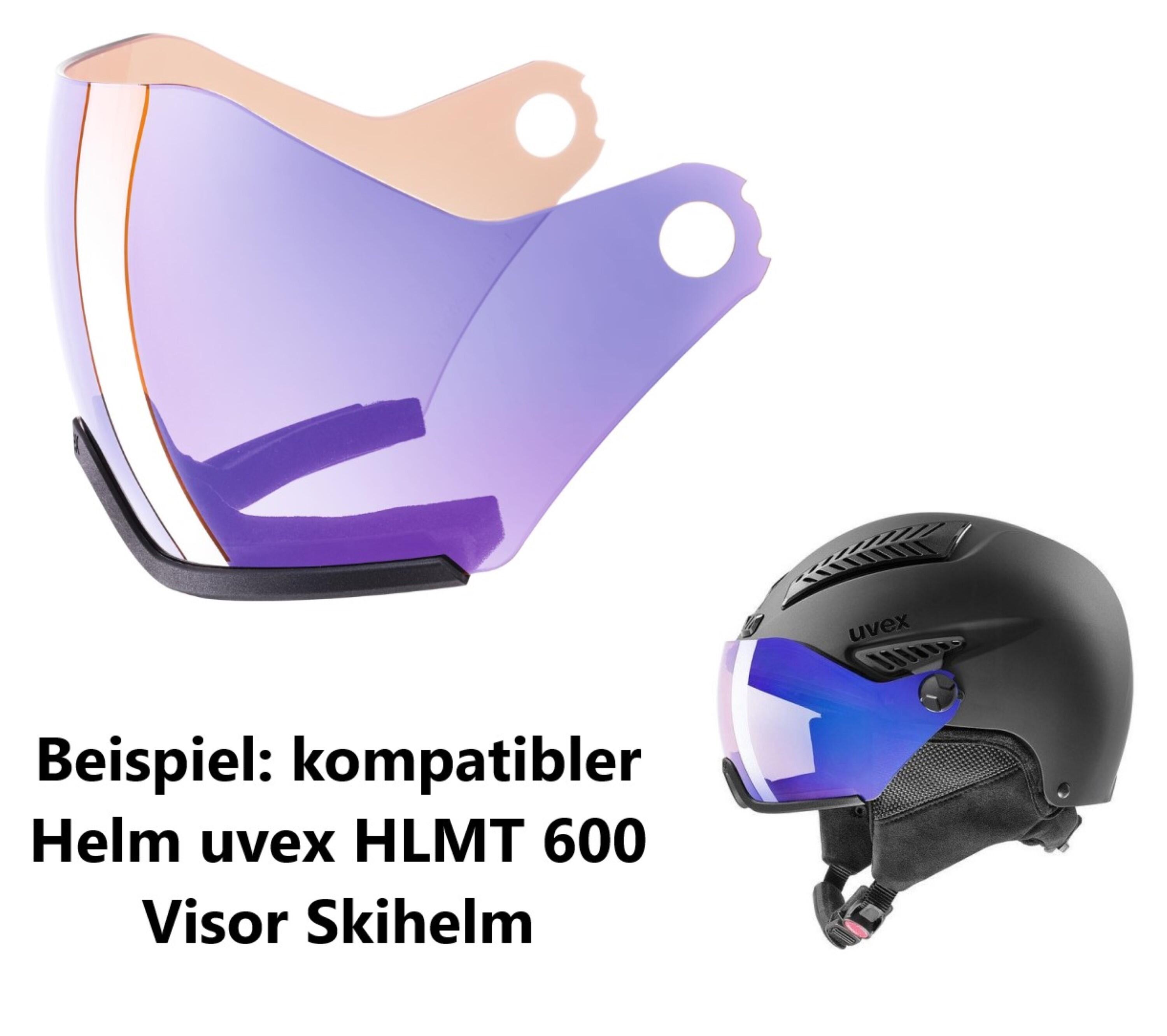 HLMT 600 VISOR Vario Blue Helmgröße 57-61 Ersatzscheibe Ersatzvisier Skihelm 2/2
