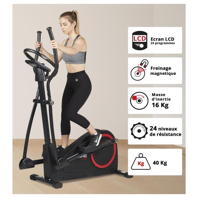 Vélo elliptique connecté CE685 CARE FITNESS Decathlon — free download