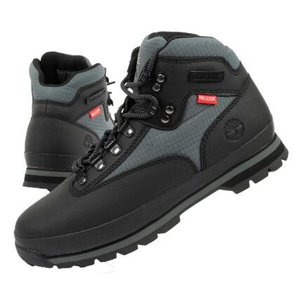 Timberland Men Euro Hiker Mid Lace Up Boot Jet Black [TB0A64ZH015]