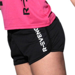 R-EVENGE Dámské fitness šortky černá