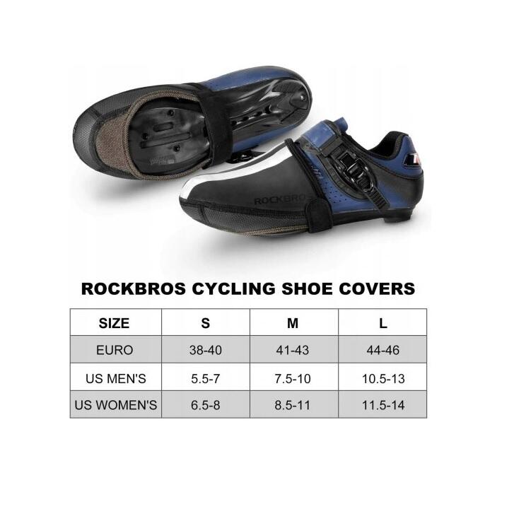 Ochraniacze na buty rowerowe Rockbros LF1207 4/4