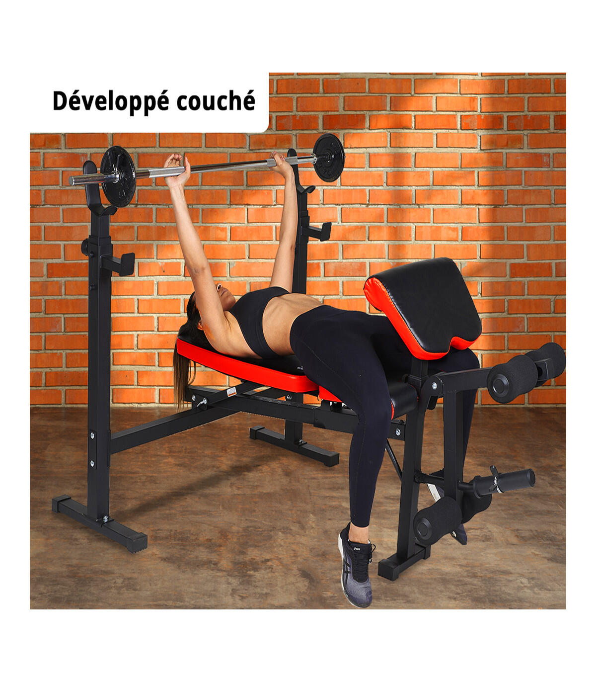 Banc de musculation multi-positions pliable et inclinable - Pro Max 3/5