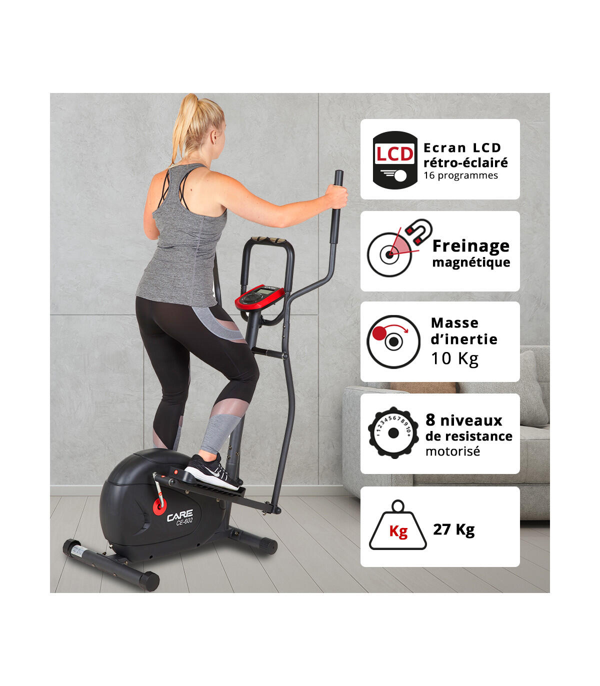 Vélo elliptique - CE-602 2/5