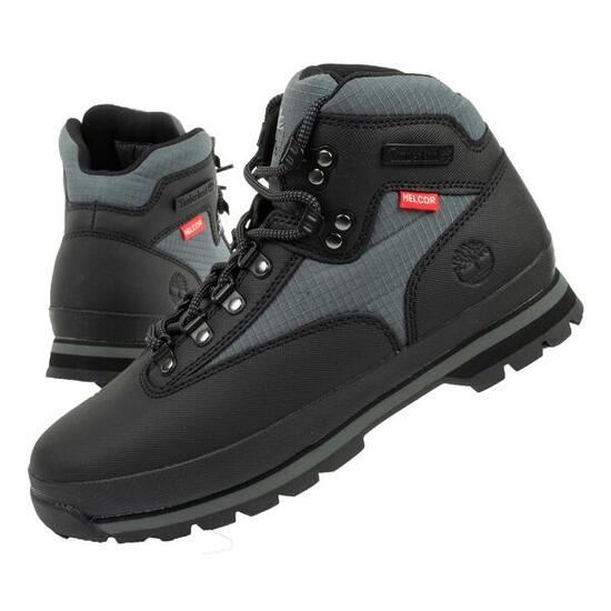 Timberland Men Euro Hiker Mid Lace Up Boot Jet Black [TB0A64ZH015]