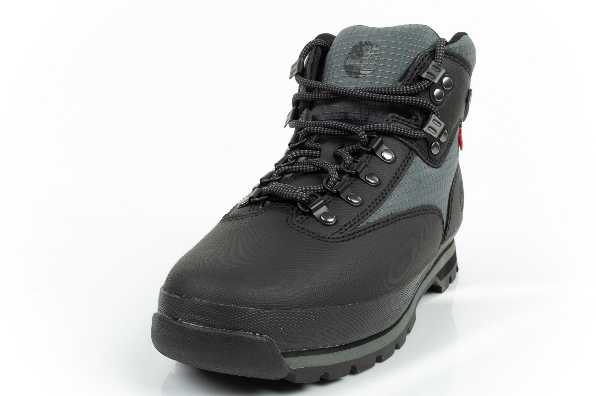 Bota Timberland Euro Hiker Mid Lace Up Boot Jet Black para homem [TB0A64ZH015] 3/7