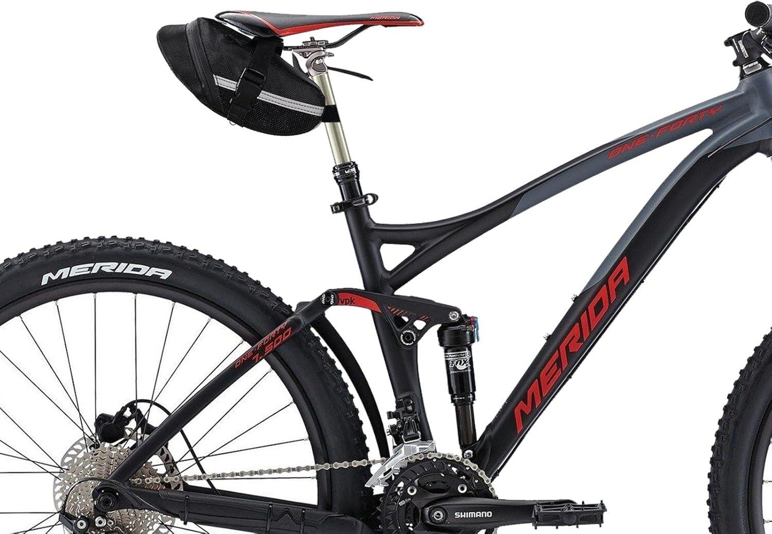 Zadeltas Fiets 1.3 Liter Zwart Waterdicht Fietstas 7/7