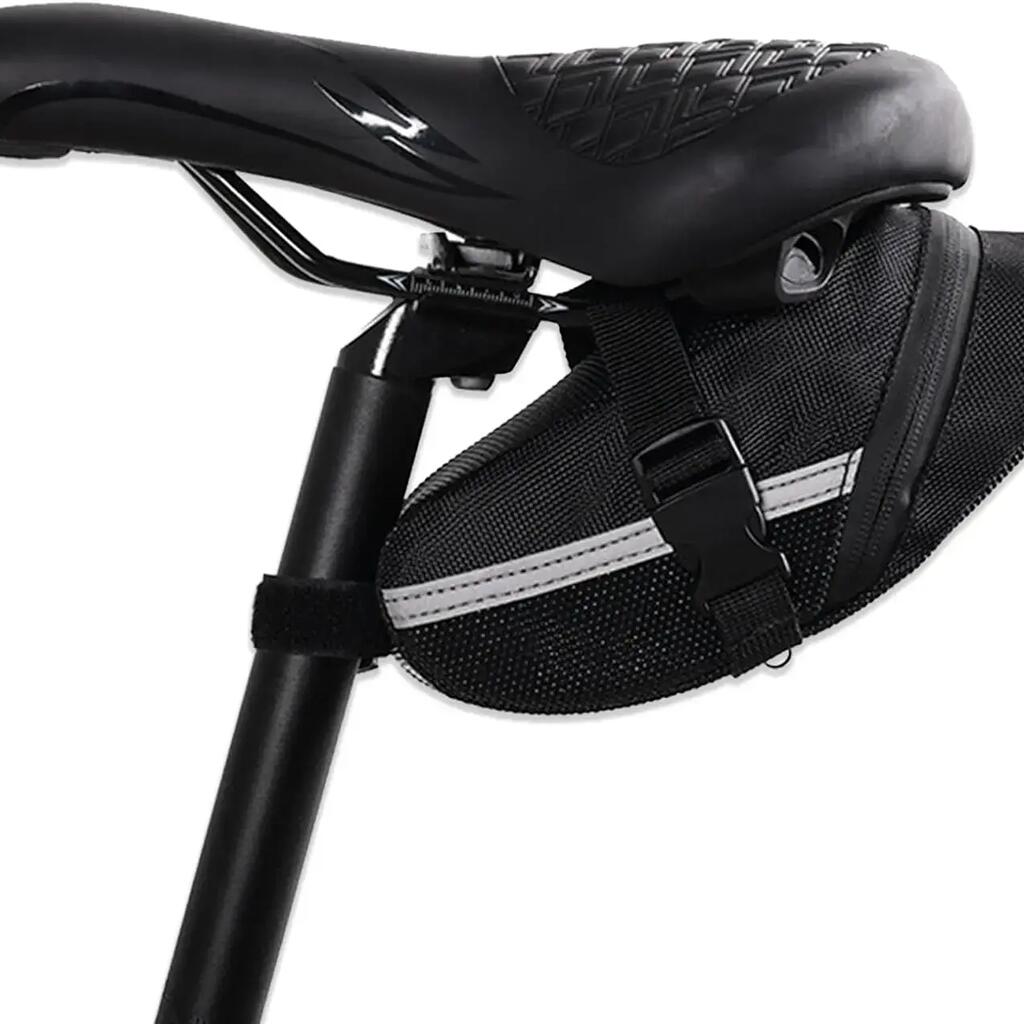 Bicycle Saddle Bag 1.3 Liter Black Waterproof Bicycle Bag