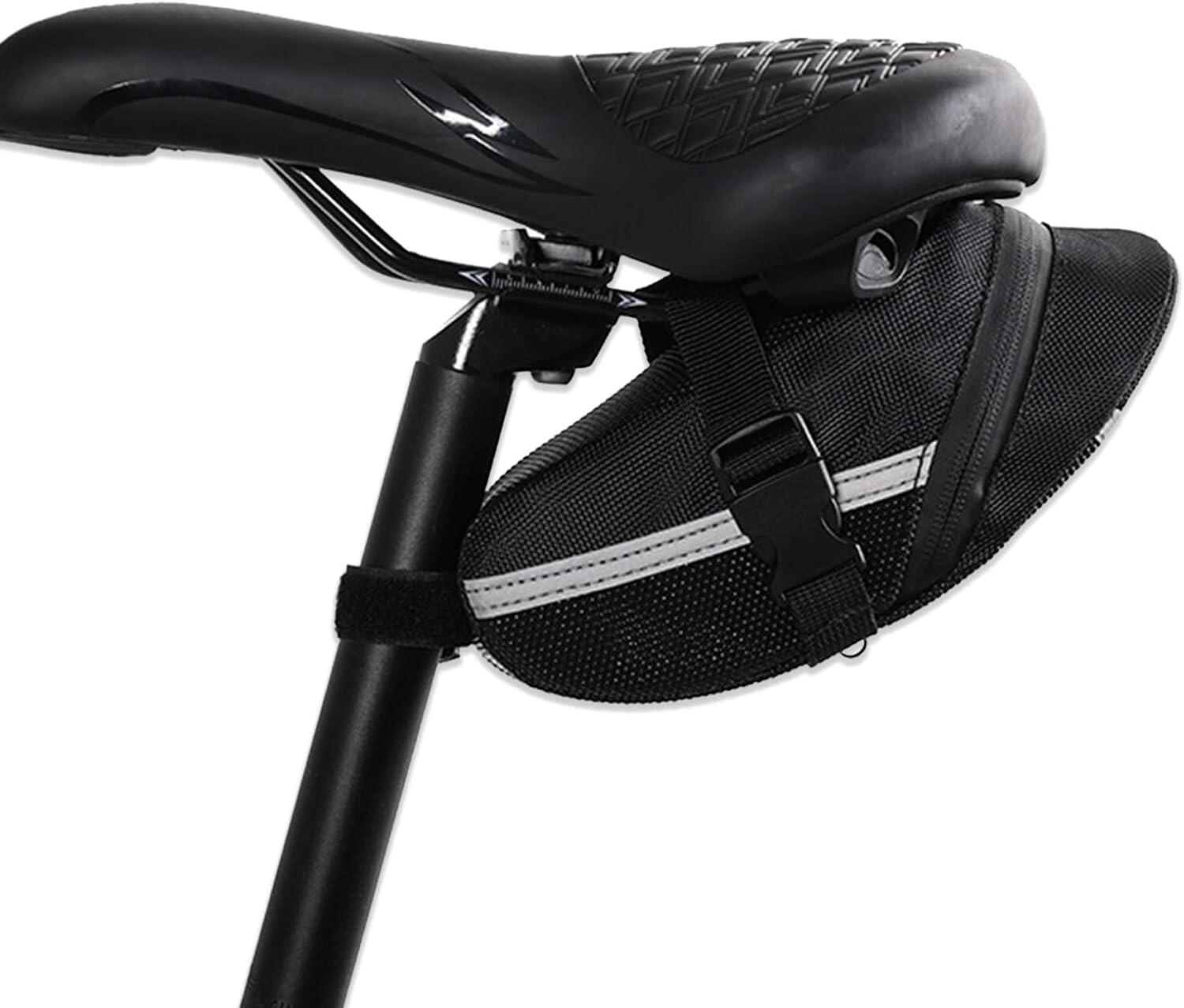 PROX Satteltasche Fahrrad 1,3 Liter schwarz wasserdichte Fahrradtasche
