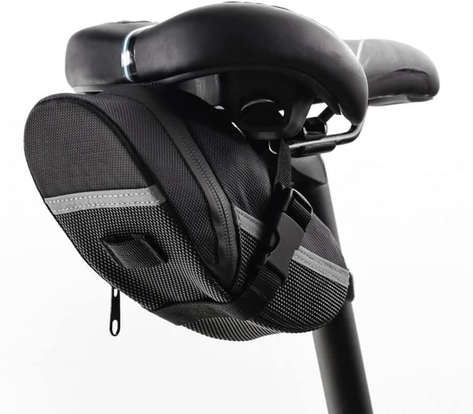 Zadeltas Fiets 1.3 Liter Zwart Waterdicht Fietstas 6/7