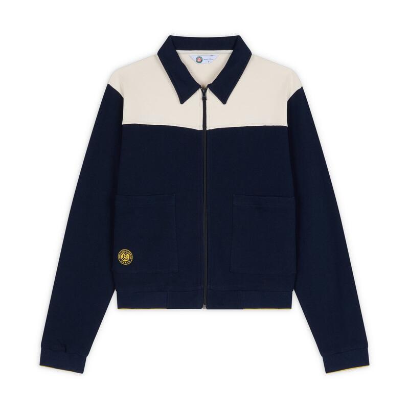 Teddy Heritage femme Roland-Garros - Marine et écru