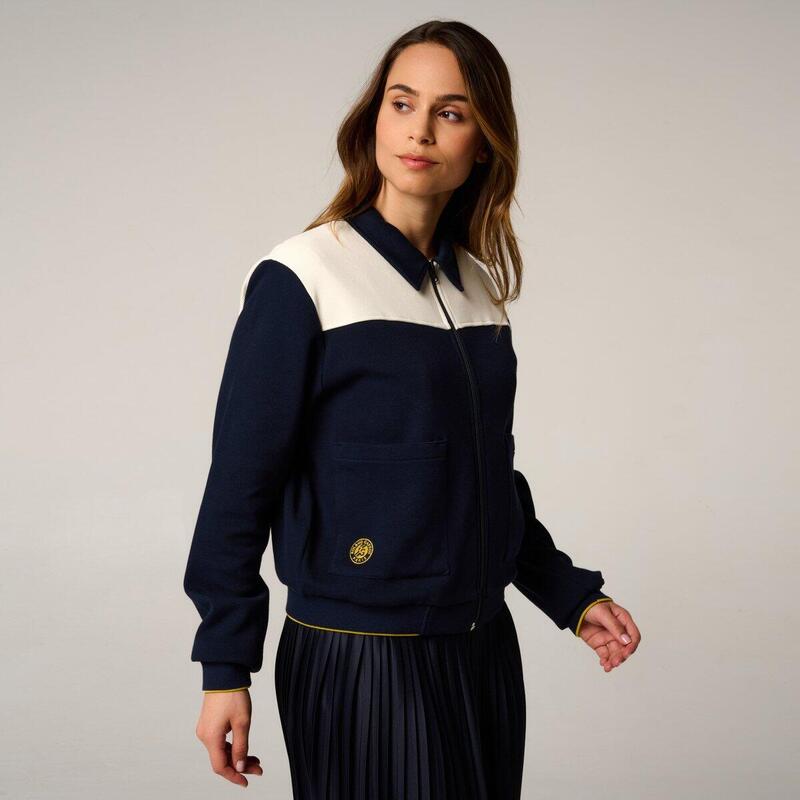 Teddy Heritage femme Roland-Garros - Marine et écru