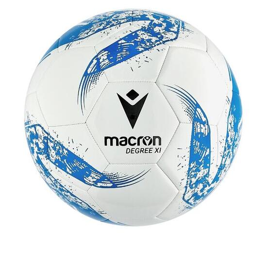 Macron Degree XI Trainingsball Größe 4 - Weiß / Royal