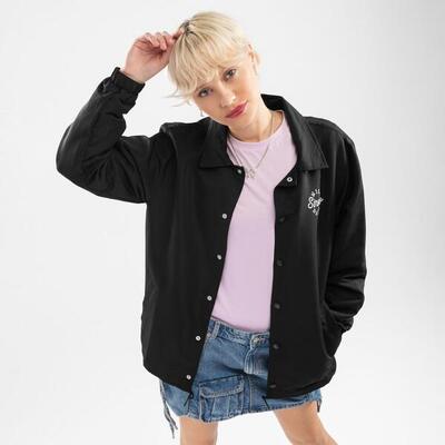 Damen Lifestyle coach-jacke für Black Moon-W Siroko Schwarz