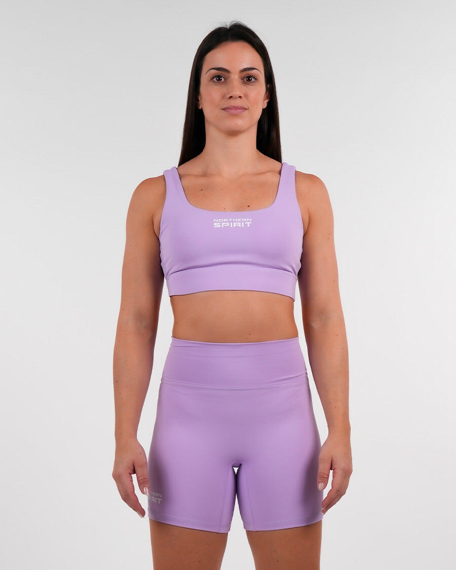 NORTHERN SPIRIT Damen Sport-Bustier - NS Lambdi, Helllila für Crosstraining Aktivitäten