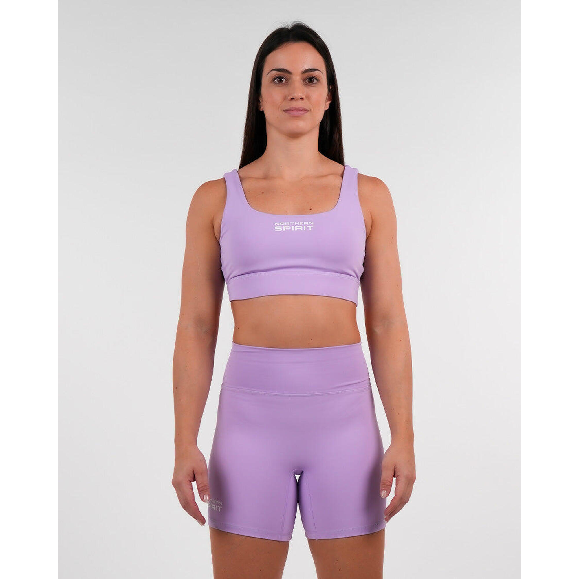 Northern Spirit - Ns Lambdi - Soutien-gorge De Sport Classique Pour Femmes, Maintien Moyen - Brassière - Mauve|rose - Decathlon