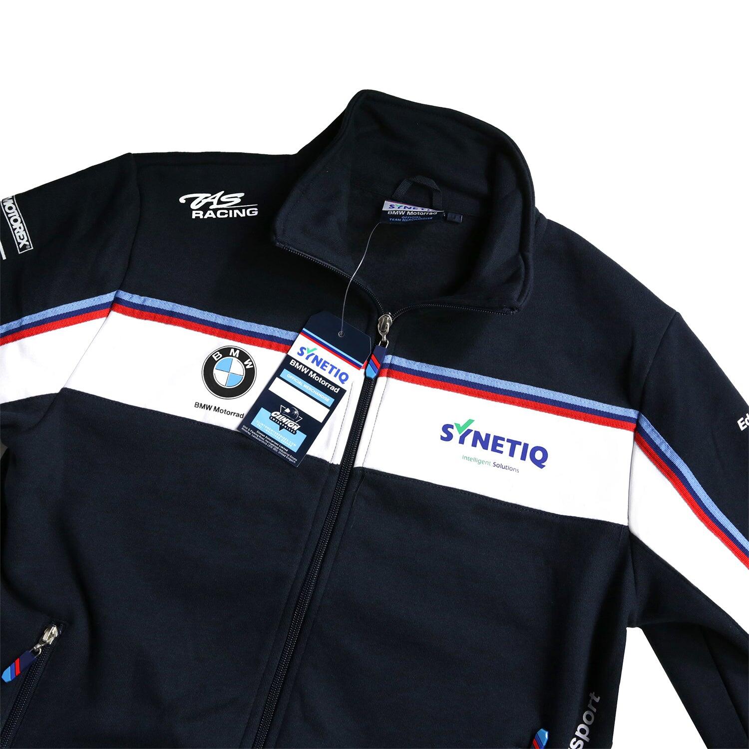 BMWmotorrad SYNETIQ BMW フリース紺色 ジャケット XL ラスト 