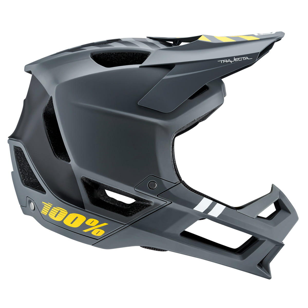 100% Trajecta Helm - Dunkelgrau
