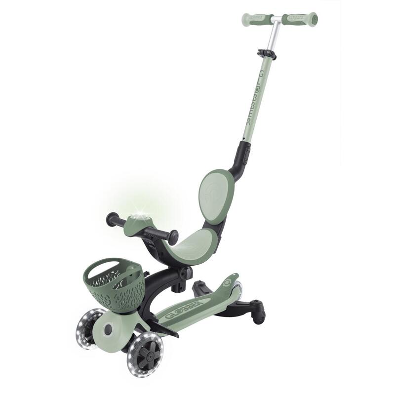 Trottinette évolutive GO-UP BABY 360 LIGHTS - Vert Sauge