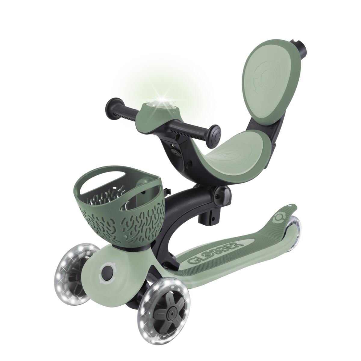Trottinette évolutive GO-UP BABY 360 LIGHTS - Vert Sauge 4/7