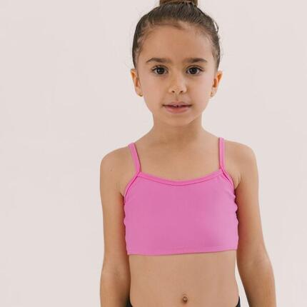 Top de Gymnastique Basic Rose Enfant