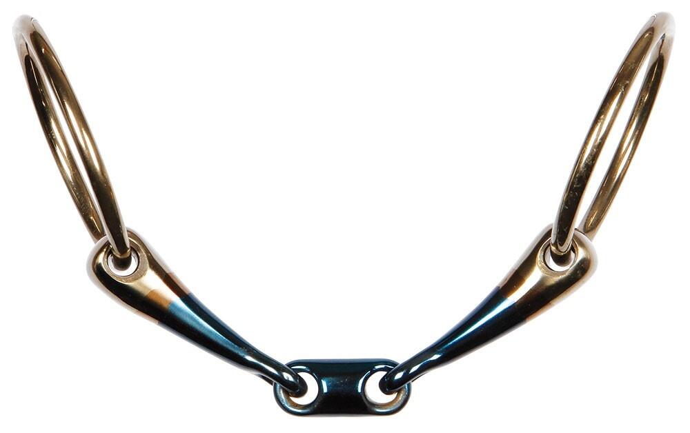 HARRYS HORSE Watertrens Dubbelgebroken- Bit - Sweet Iron 20mm - 12.5cm