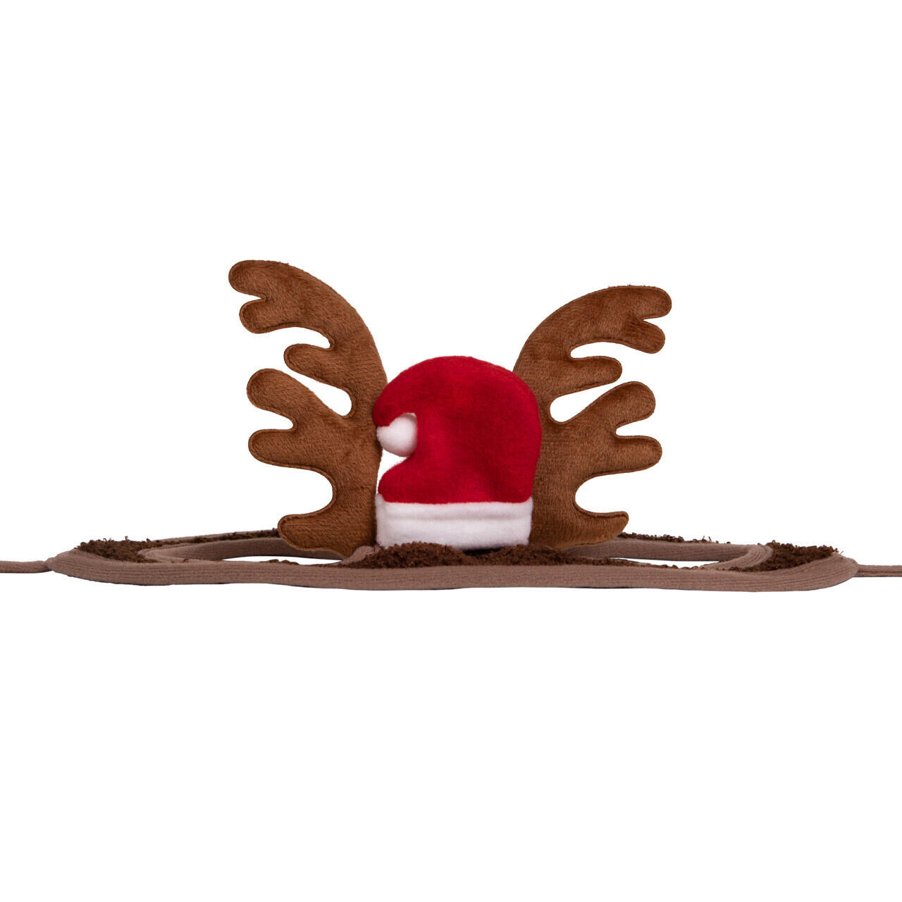 QHP Kerstmuts Paard met gewei - Rood (Full) 2/5