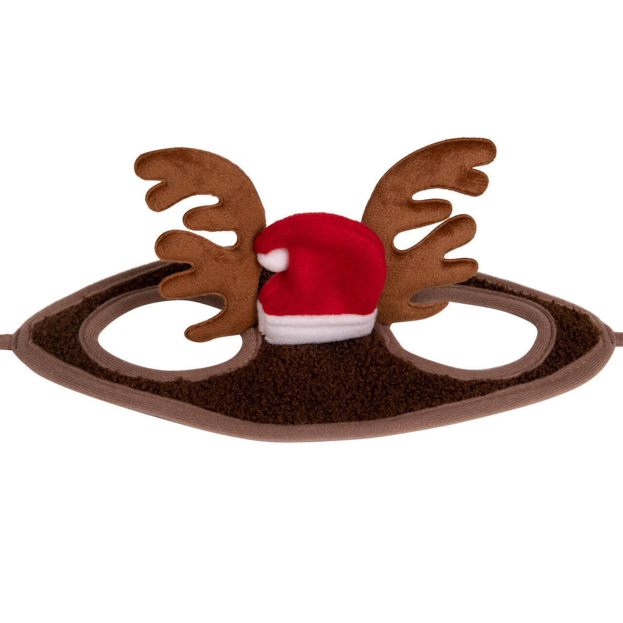 QHP Kerstmuts Paard met gewei - Rood (Full) 3/5